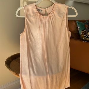 Miu Miu pink sleeveless blouse